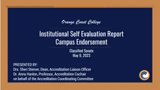 Orange Coast College Institutional Self Evaluation Report Highlights 2025