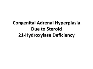 Congenital Adrenal Hyperplasia Due to Steroid 21-Hydroxylase Deficiency