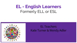 EL Program Services for English Learners - Support and Contact Details