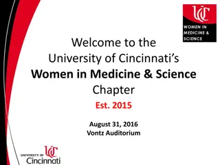 University of Cincinnati Women in Medicine & Science Chapter Updates