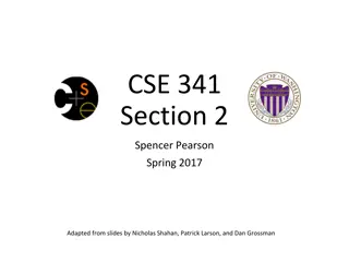 Type Generality in CSE 341 Section 2 Spring 2017