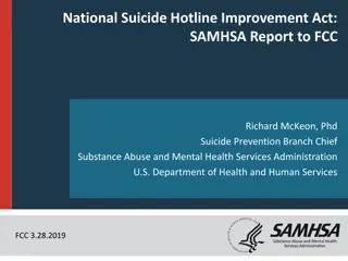 National Suicide Prevention Lifeline