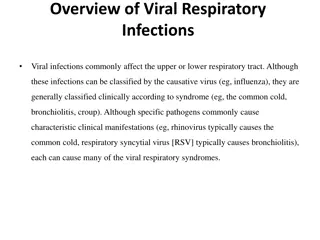 Viral Respiratory Infections: Syndromes and Causes