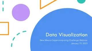 Visualizing Data Insights at New Mexico Supercomputing Challenge Webinar