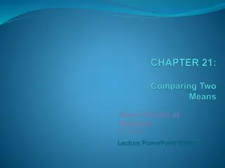 Two-Sample Problems & Comparing Population Means