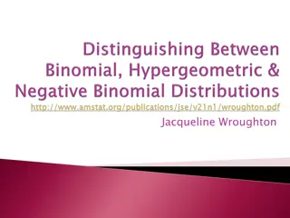 Binomial Distributions in Statistics
