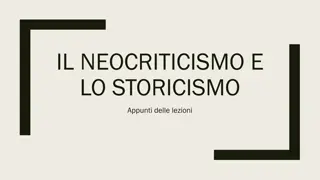 Neokantismo e Storicismo: Scuole e Tendenze Filosofiche