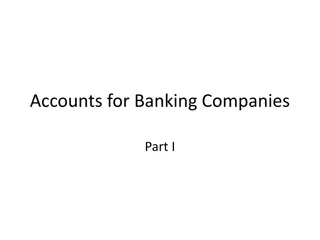 Banking Companies: Regulations and Provisions