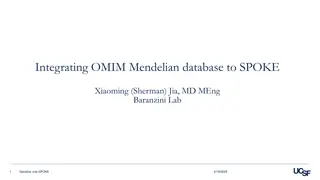 Integrating OMIM Mendelian Database to SPOKE for Genetics Research