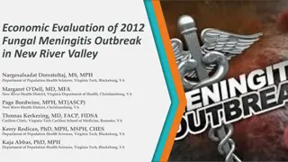 Economic Evaluation of 2012 Fungal Meningitis Outbreak in New River Valley