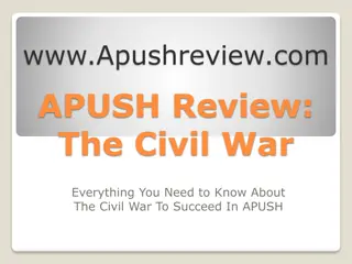 APUSH Review: Civil War Overview and Key Information