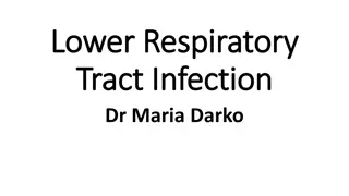 Lower Respiratory Tract Infections and Their Management