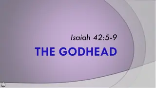 The Godhead in Biblical Context