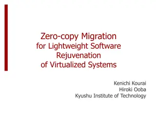 Lightweight Software Rejuvenation Techniques for Virtualized Systems