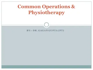 Common Surgical Procedures in Physiotherapy