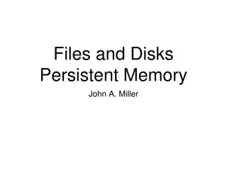 Types and Components of File Systems, Direct Access, and Disk Drive in Computers