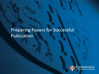 Effective Strategies for Successful Research Publication