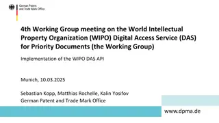 WIPO-DAS Implementation at DPMA: Key Points and Testing Approach