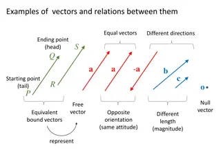 Vectors: Definitions, Properties, and Applications