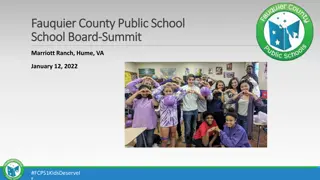 Fauquier County Public School Board Meeting Highlights