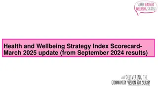 Surrey's Health and Wellbeing Strategy Progress