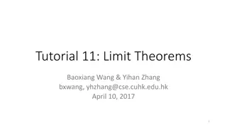 Limit Theorems Tutorial: Central Limit Theorem & Normal Approximation