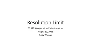Modularity Optimization and Resolution Limit in Computational Scientometrics