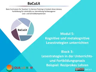 Enhancing Content Area Literacy through Reciprocal Teaching Strategies