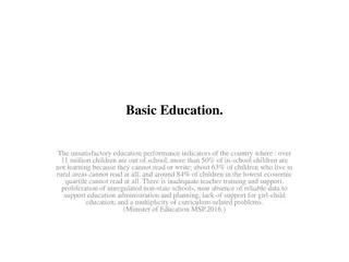 Challenges and Solutions in Nigerian Basic Education