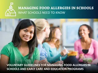Managing Food Allergies in Schools: Guidelines and Best Practices