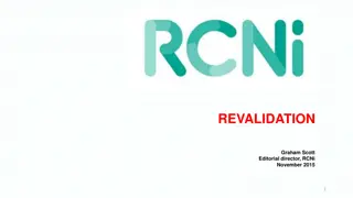 Revalidation: Key Changes and Process Steps