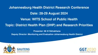 Johannesburg Health District Research Conference 2024 Overview