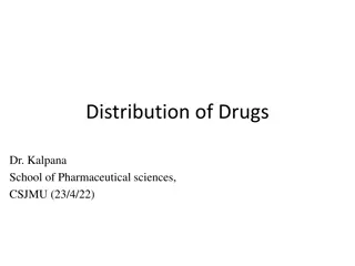 Drug Distribution in Pharmaceutical Sciences