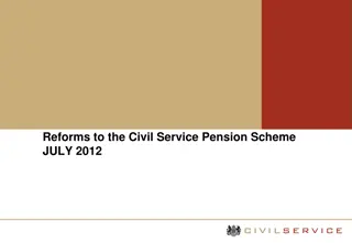 Reforms to Civil Service Pension Scheme July 2012