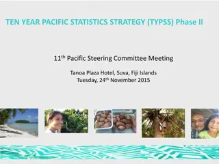 Pacific Statistics Strategy Phase II Monitoring & Evaluation Framework 2015-2016