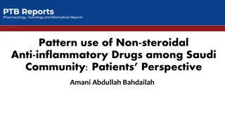 Utilization of Non-Steroidal Anti-Inflammatory Drugs in Saudi Community: A Patient Perspective