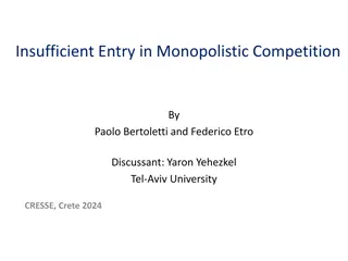 Insufficient Entry in Monopolistic Competition
