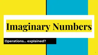 Imaginary Numbers and Operations Explained