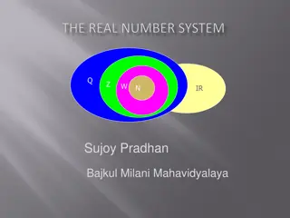 Rational and Irrational Numbers in the Real Number System