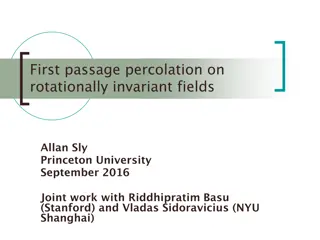 First Passage Percolation and Rotationally Invariant Models