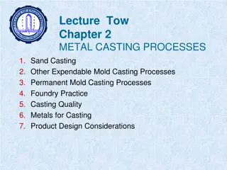 Metal Casting: Sand Casting Process Overview