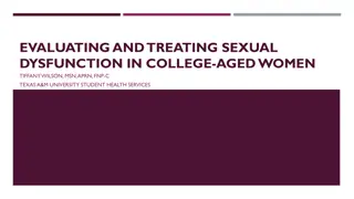 Treating Sexual Dysfunction in College-Aged Women: Case Study and Treatment Insights