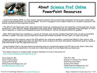 Free Science Education Resources | Science Prof Online PowerPoint Resources