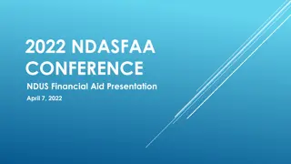 NDASFAA Conference 2022 Financial Aid Updates and Scholarships Information