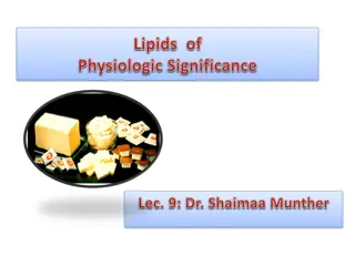 Lipids: Types, Functions, and Classification