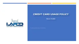 Effective Credit Card Usage Policy for Improved Accountability and Compliance