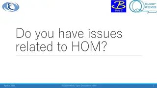 Discussion on HOM Power Limitation and Beam Current Issues