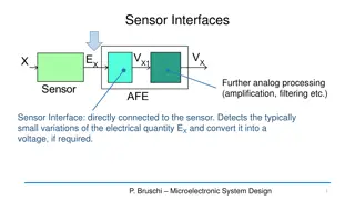 Sensor Interfaces and Signal Processing