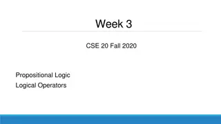 Propositional Logic: Equivalence and Simplification Examples