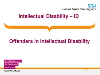 Intellectual Disability Offenders and Crime